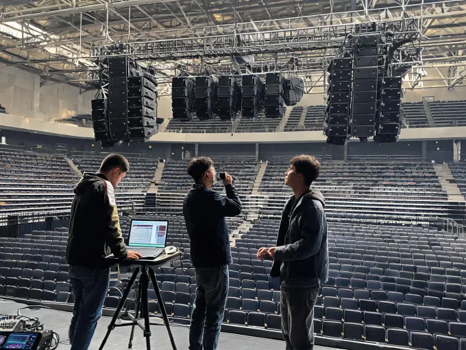 On-site audio commissioning