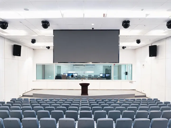 Corporate auditorium sound system